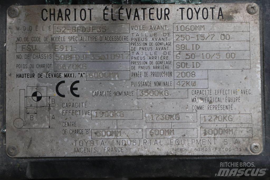 Toyota 52-8FDJF35 Diesel heftrucks