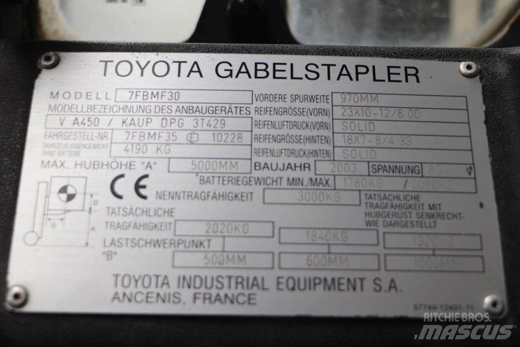 Toyota 7FBMF30 Elektrische heftrucks