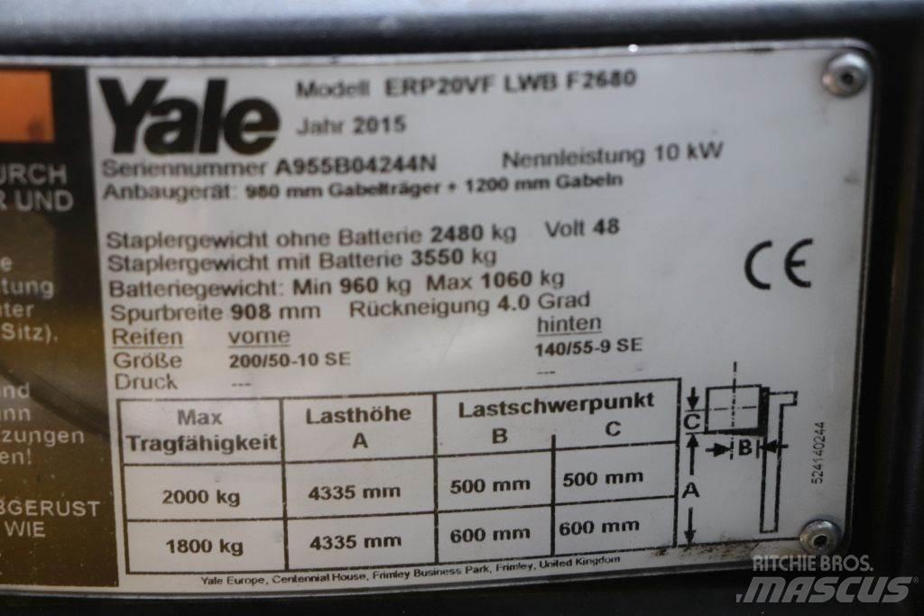 Yale ERP20VF Elektrische heftrucks