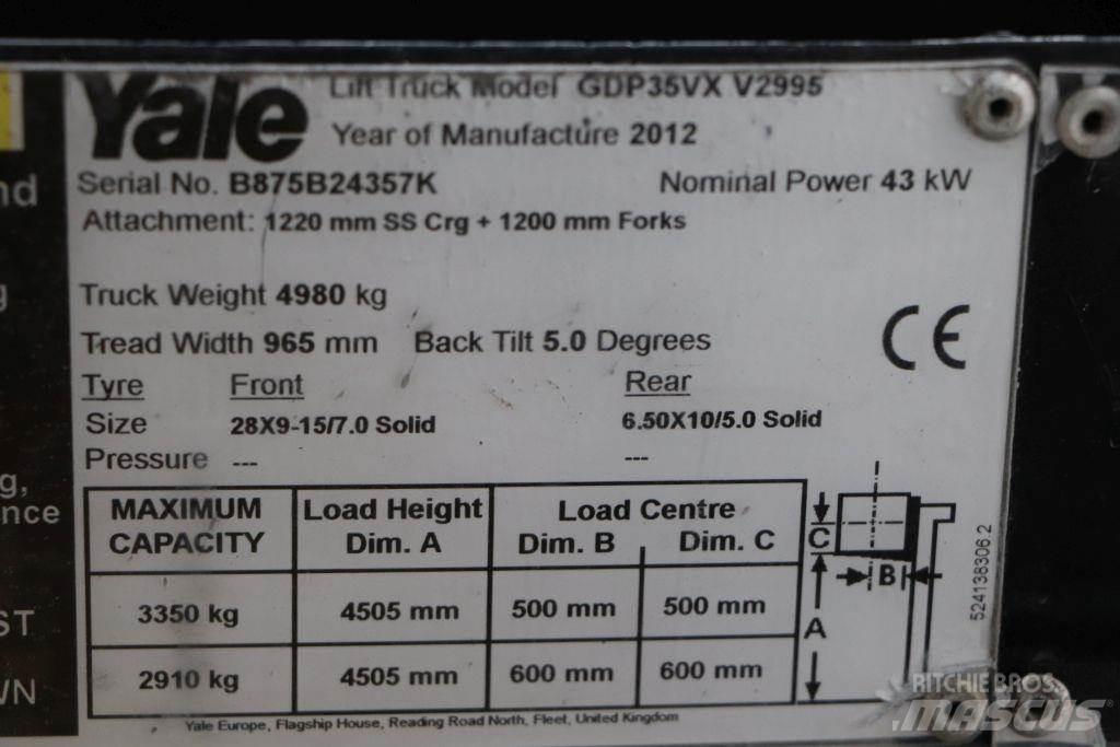 Yale GDP35VX Diesel heftrucks