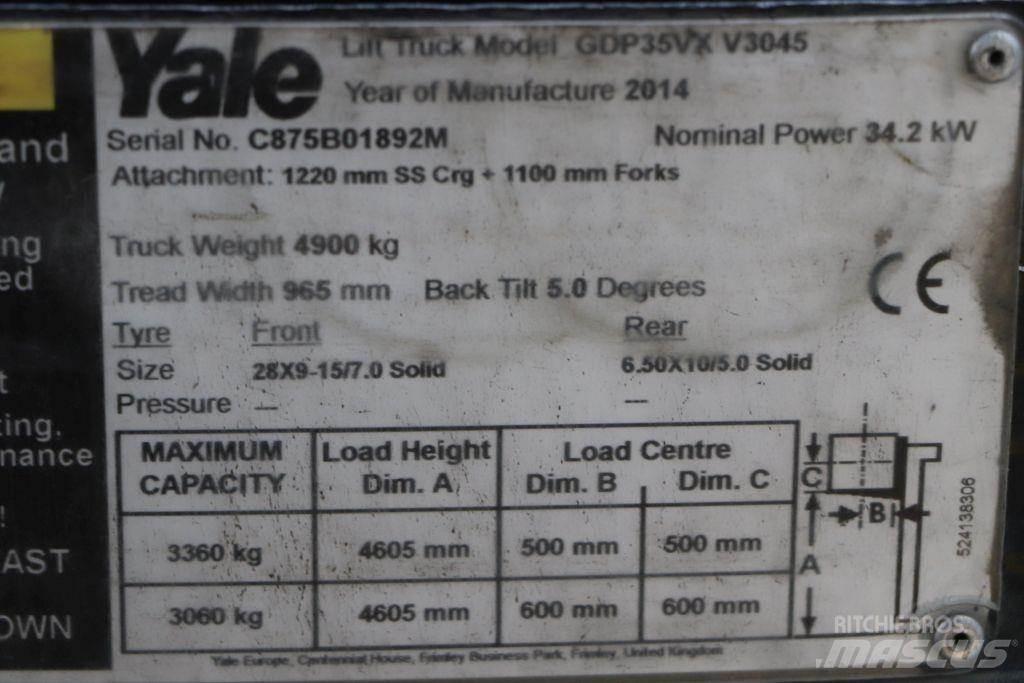 Yale GDP35VX Diesel heftrucks
