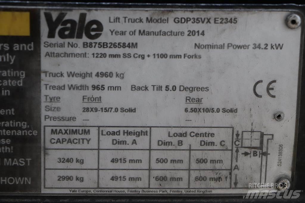 Yale GDP35VX Diesel heftrucks