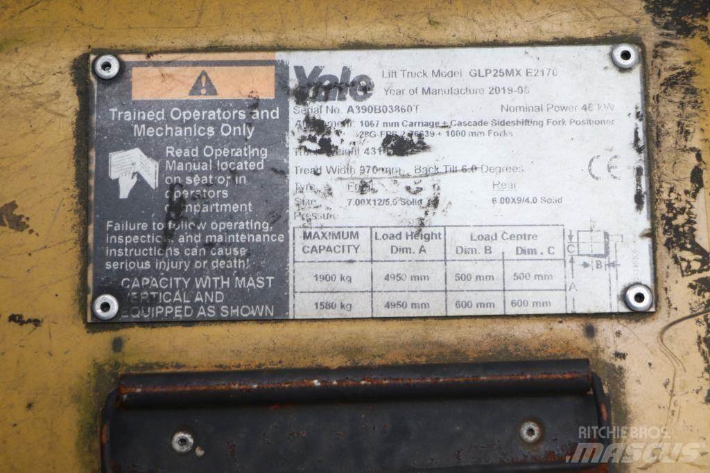 Yale GLP25MX LPG heftrucks