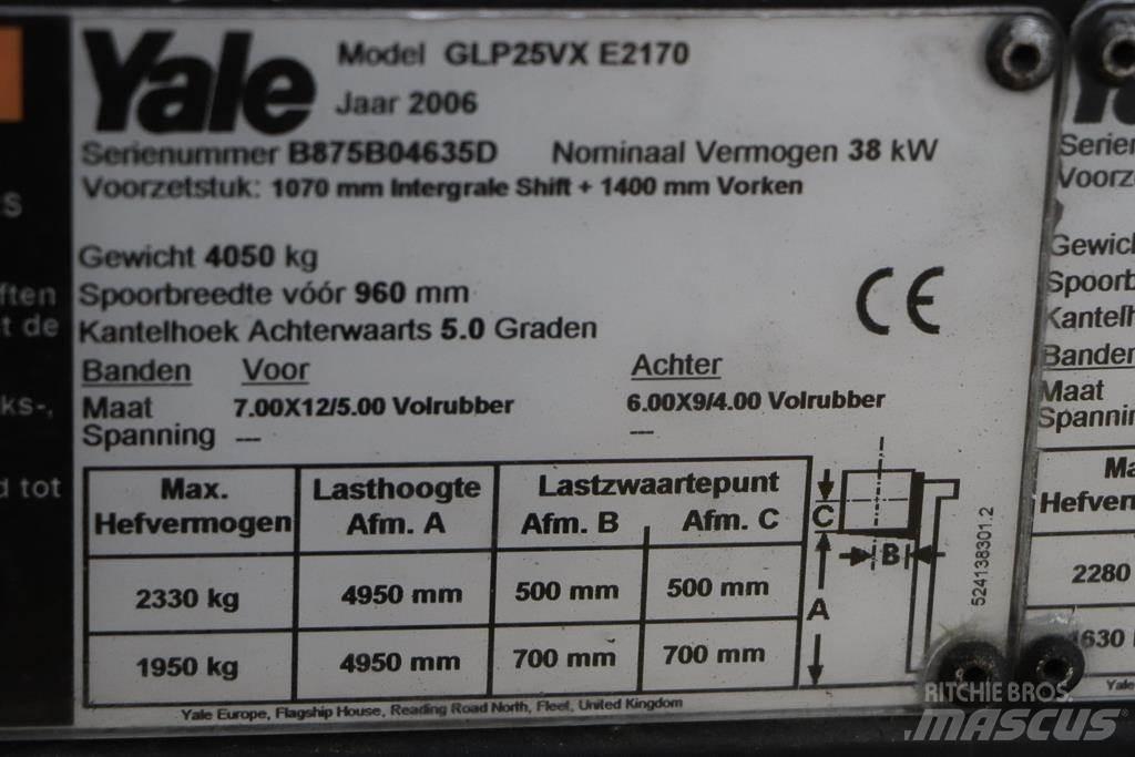 Yale GLP25VX LPG heftrucks