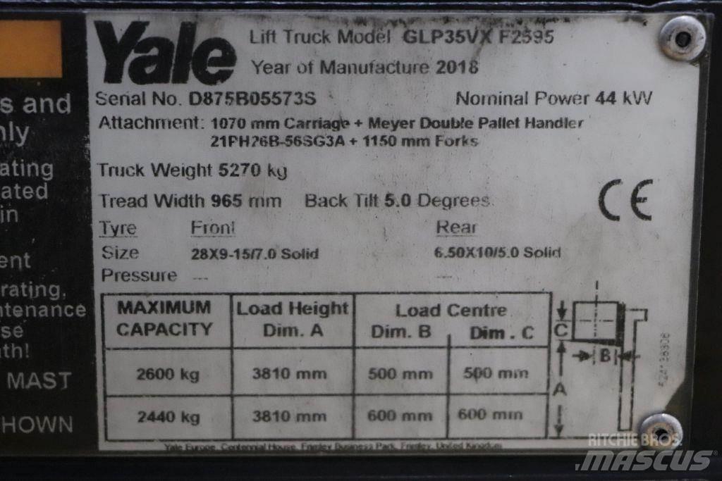 Yale GLP35VX LPG heftrucks