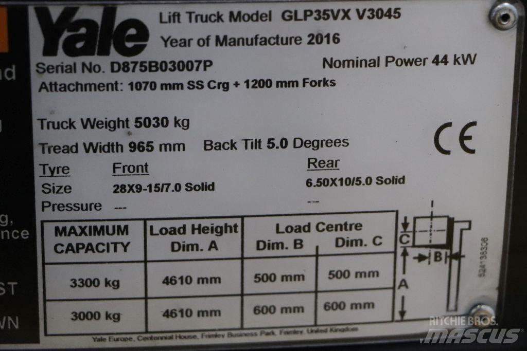 Yale GLP35VX LPG heftrucks
