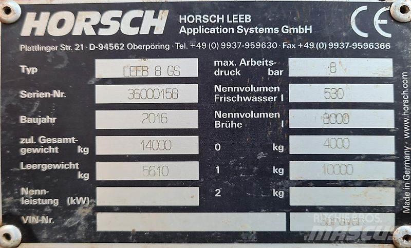 Horsch 8 GS Anhängespritzen