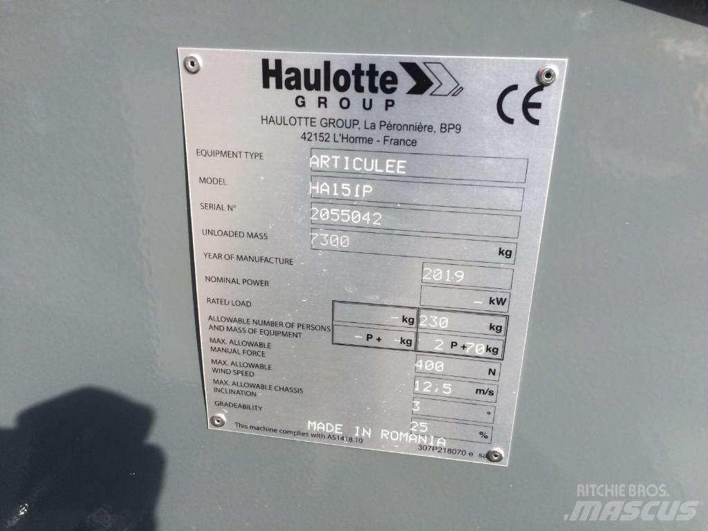 Haulotte HA 15 IP Gelenkteleskoparbeitsbühnen