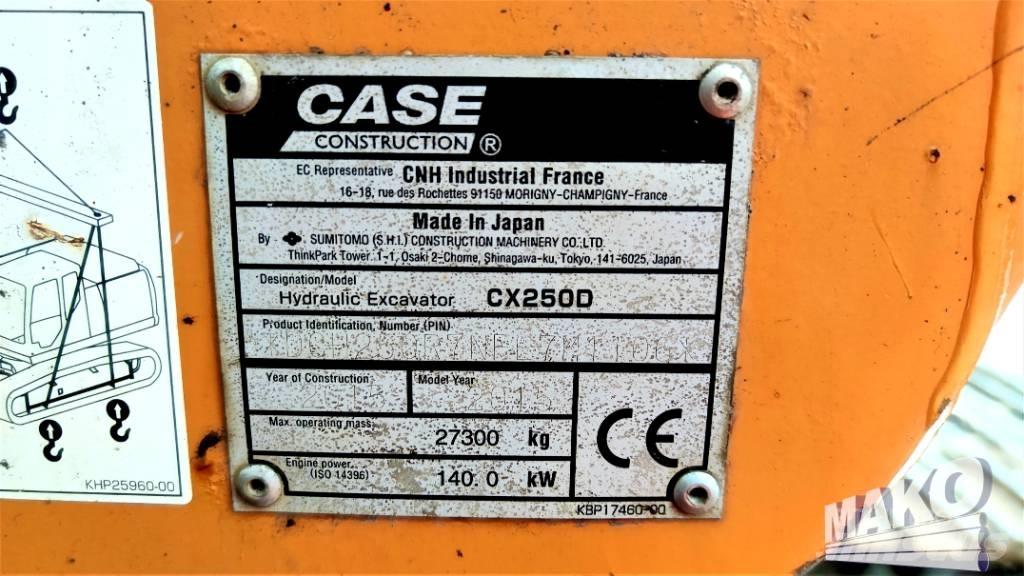 CASE CX 250 D Raupenbagger