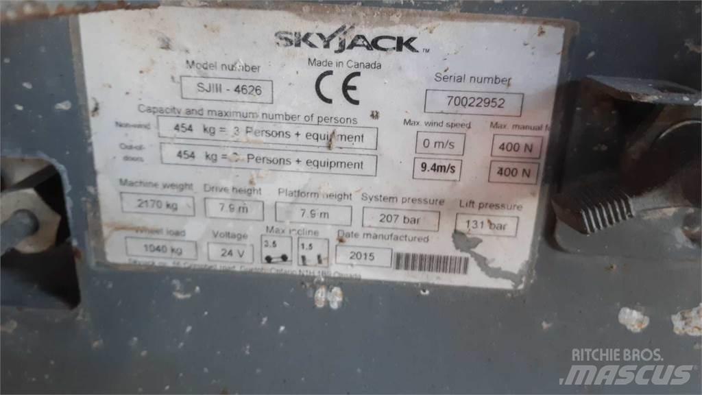SkyJack SJIII4626 Scheren-Arbeitsbühnen