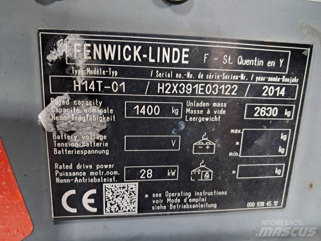 Linde H14T-01 LPG heftrucks