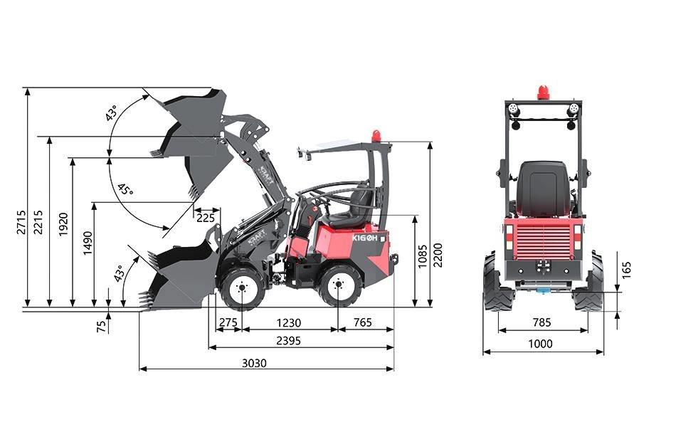 Kraft K160H Radlader