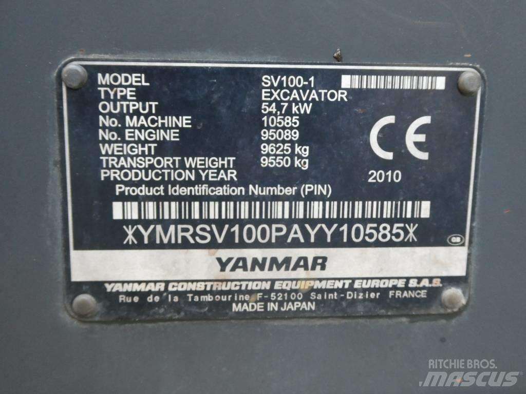 Yanmar SV 100-1 Midibagger  7t - 12t