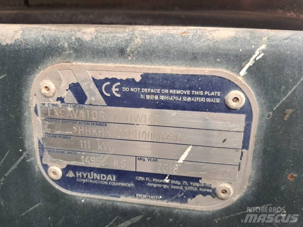 Hyundai HW140 Mobilbagger