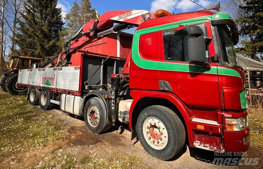 Scania P 124 GB Kranwagen