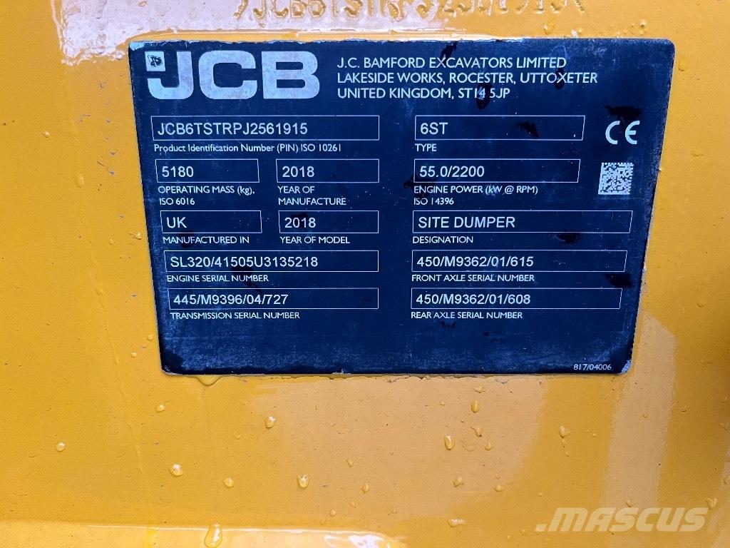 JCB 6 ST-1 Minidumper