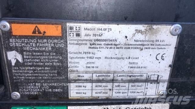 Hyster H 4.0 FT 5 Diesel heftrucks