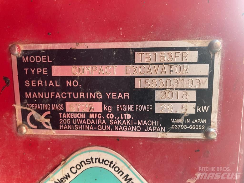 Takeuchi TB 153 FR Minibagger < 7t