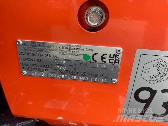 Kubota U 17-3 Minibagger < 7t