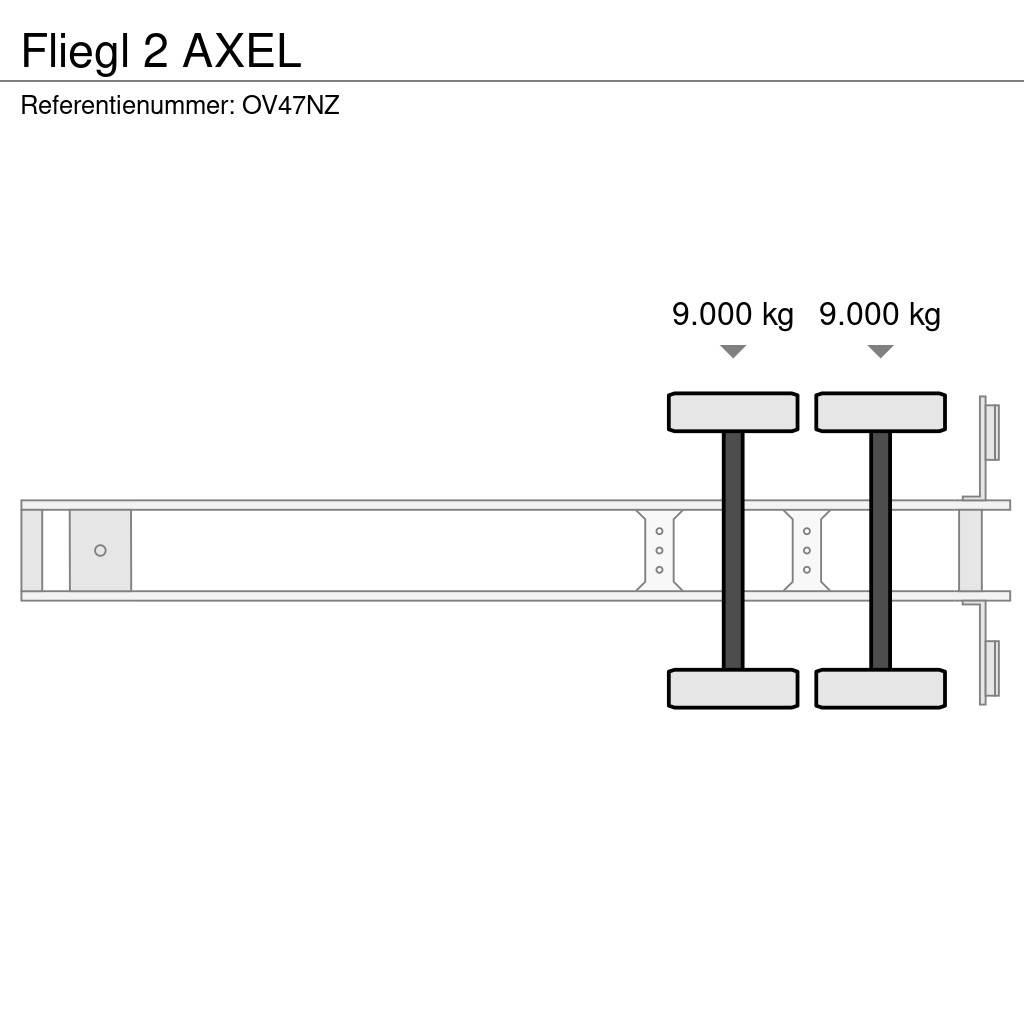 Fliegl 2 AXEL Tieflader-Auflieger