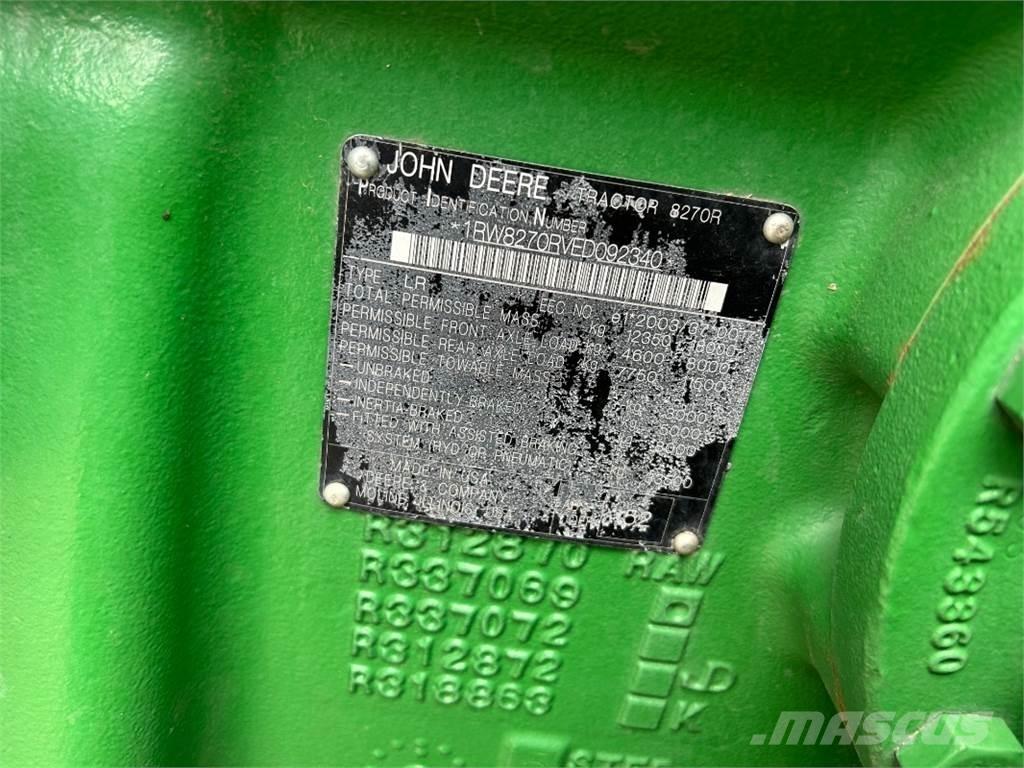 John Deere 8270R Traktoren