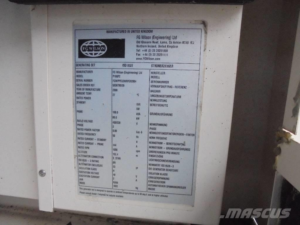 Wilson P 100 P2 Diesel Generatoren