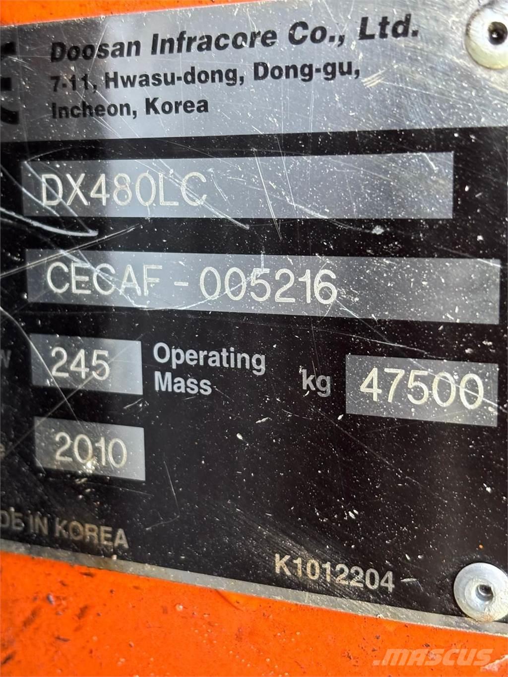 Doosan DX480LC Raupenbagger