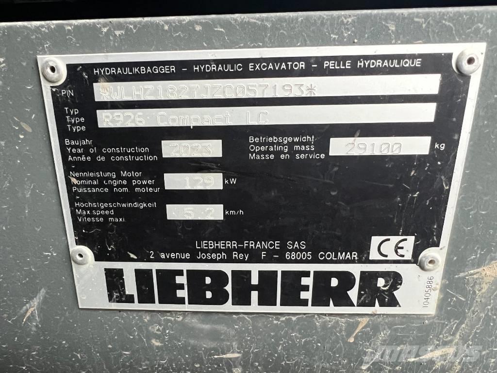 Liebherr R926 Comp Raupenbagger