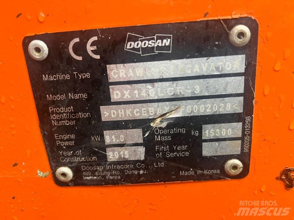  2015 DX140LCR-3 Raupenbagger