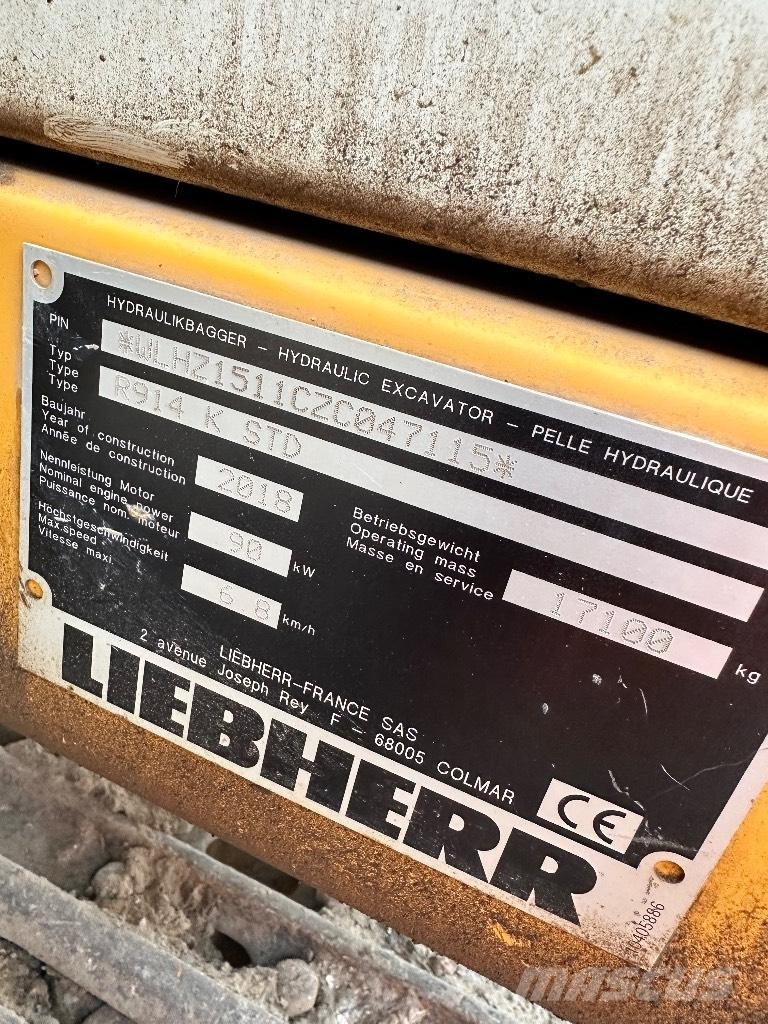Liebherr R 914 K STD Raupenbagger