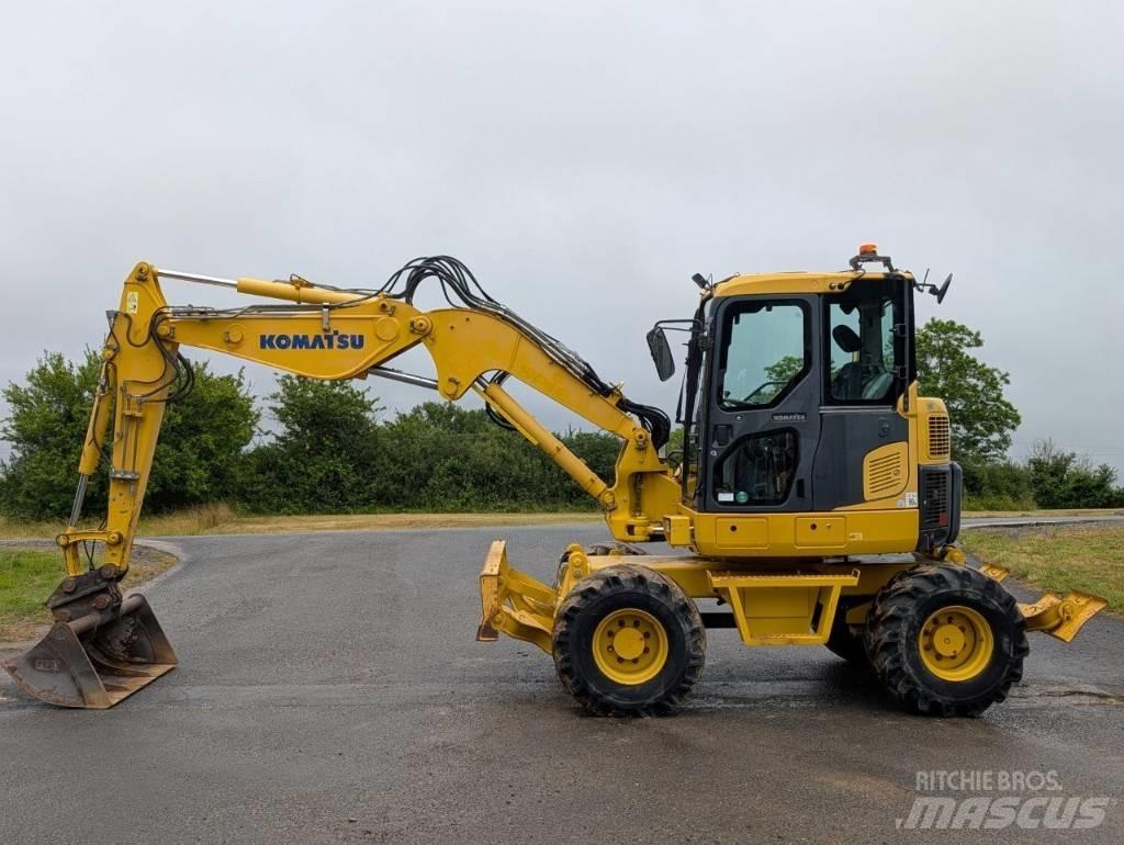 Komatsu PW 98 MR-8 Mobilbagger