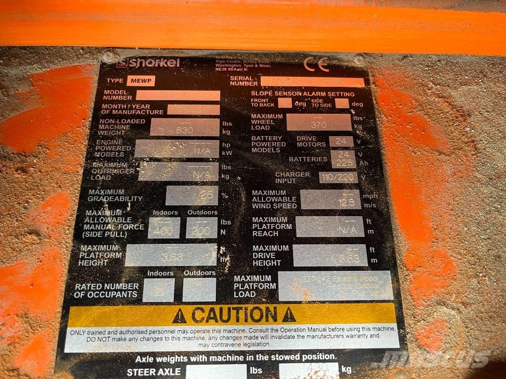 Snorkel TM 12 Personenaufzüge