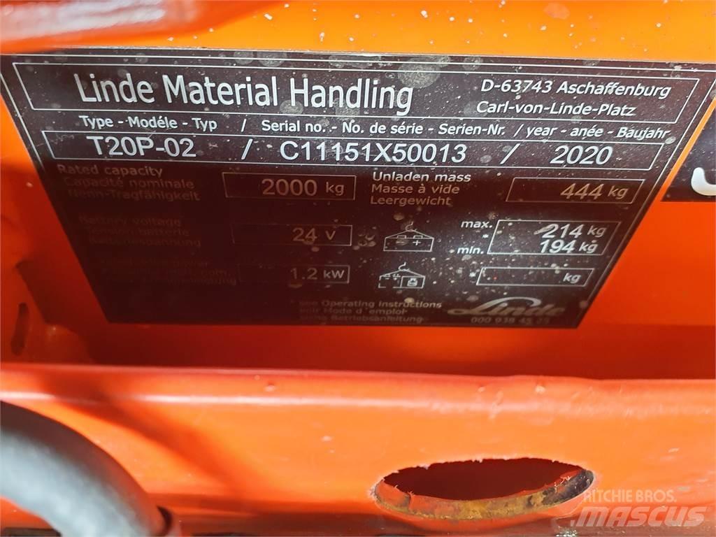 Linde T20P Niedergabelstapler