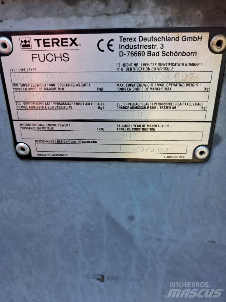 Fuchs MHL350E + Polyp Materialumschlag