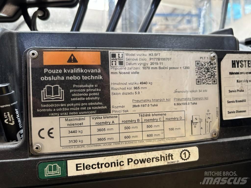 Hyster H3.5FT Diesel heftrucks