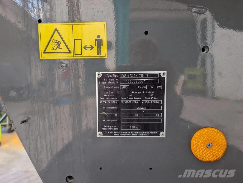 CLAAS Lexion 760 TT Mähdrescher