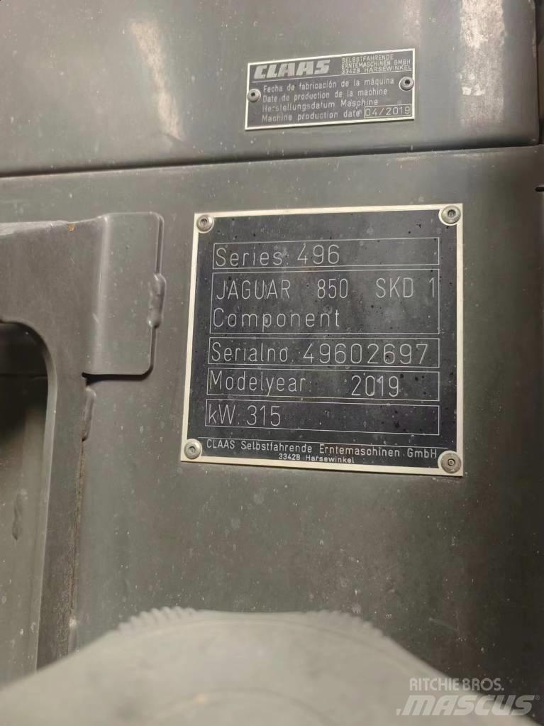 CLAAS Jaguar 850 Selbstfahrende Häcksler