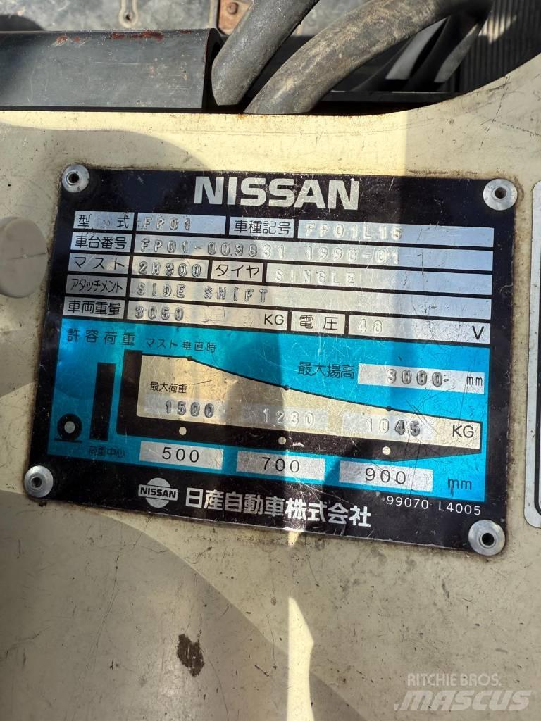 Nissan FP01 L 15 U Elektrische heftrucks