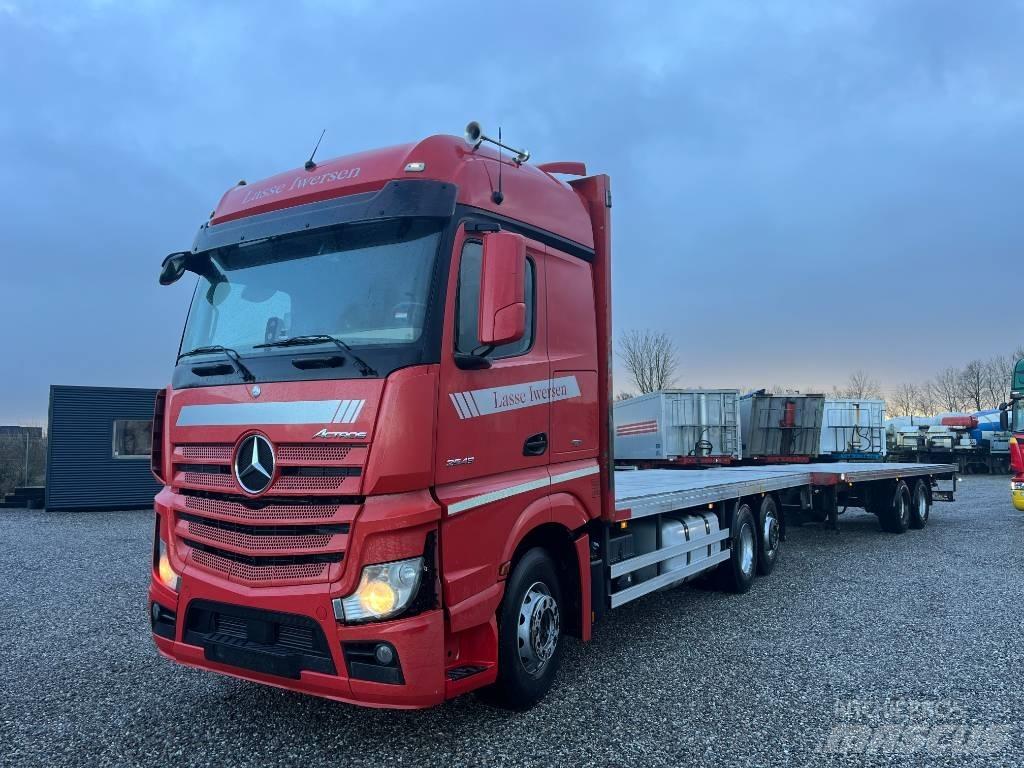Mercedes-Benz Actros Pritschenwagen/Pritschenwagen mit Seitenklappe
