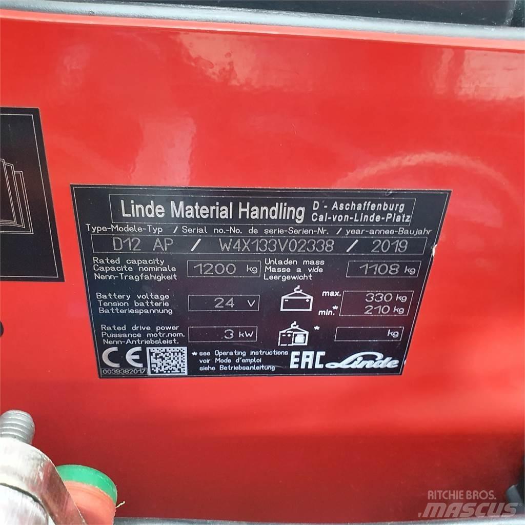 Linde D12AP Deichselstapler