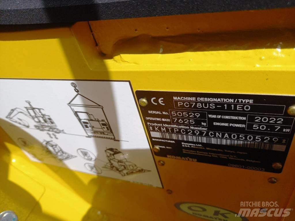 Komatsu PC78US-11EO Midibagger  7t - 12t