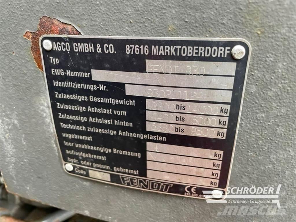 Fendt 930 VARIO Traktoren