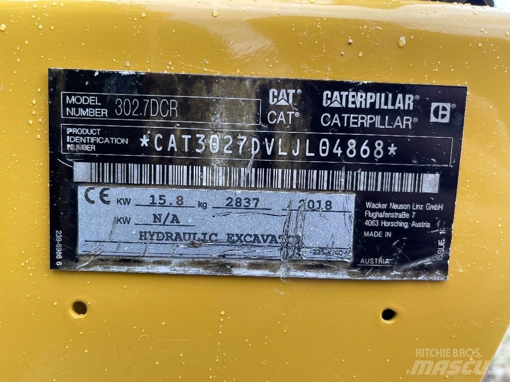 CAT 302.7D CR Minibagger < 7t