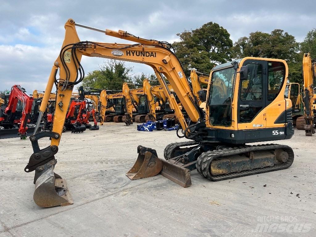 Hyundai R55-9A Minibagger < 7t