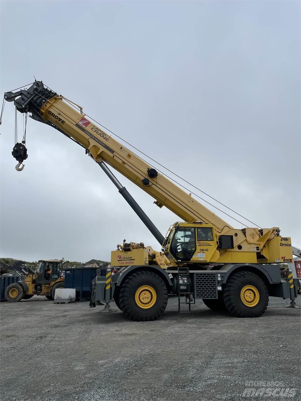 Grove RT890E Ruwterrein kranen