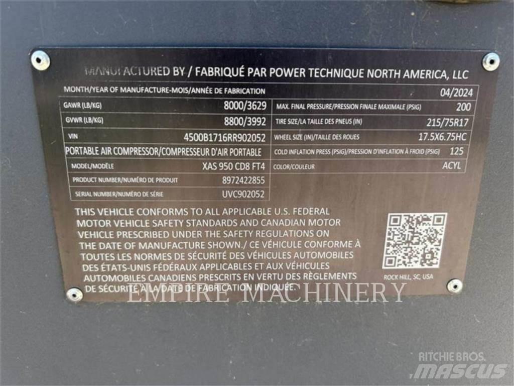 Atlas Copco XAS950CD Kompressoren