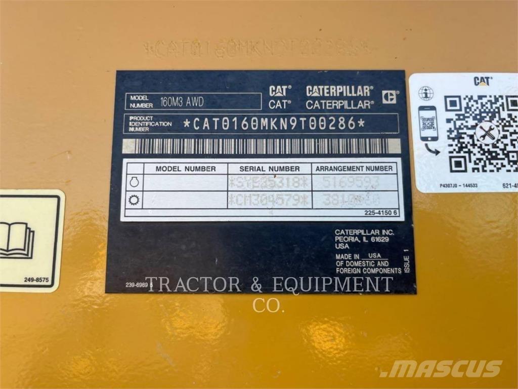 CAT 160M3 AWD Grader