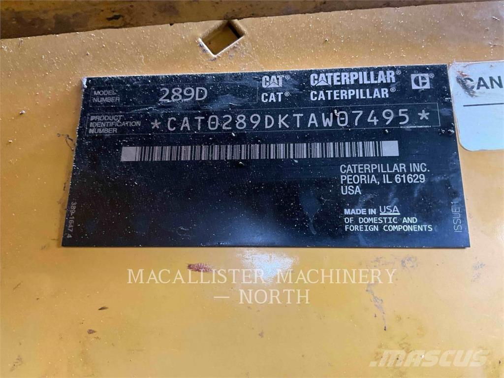 CAT 289D A2Q Kompaktlader