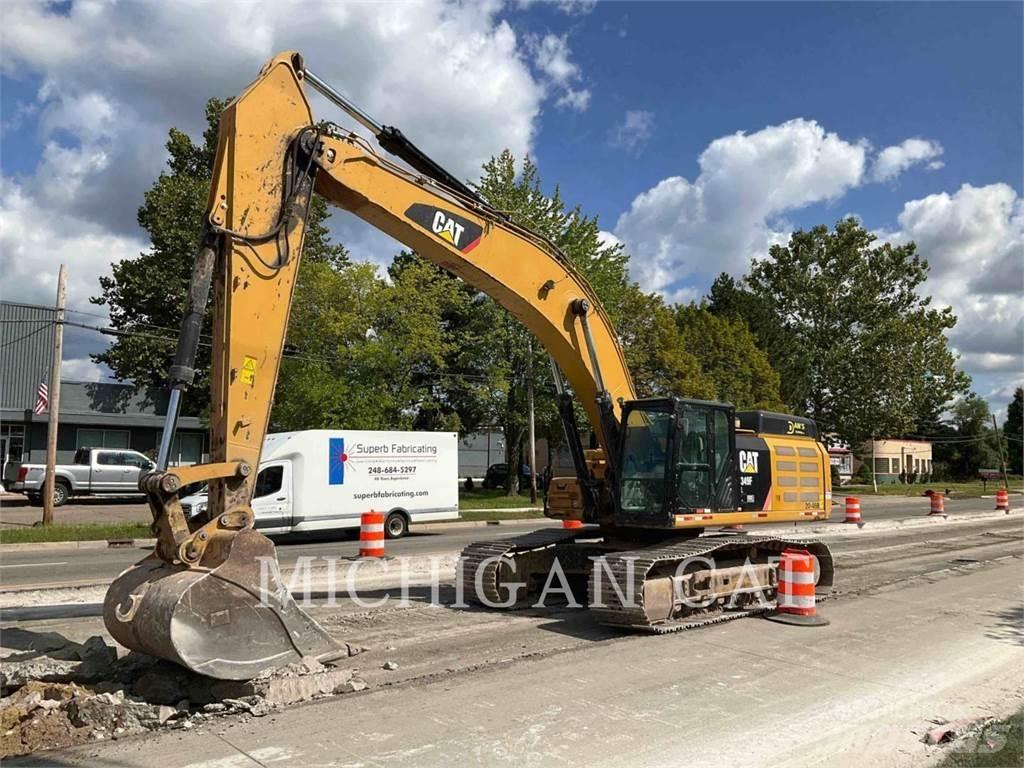 CAT 349FL + Raupenbagger
