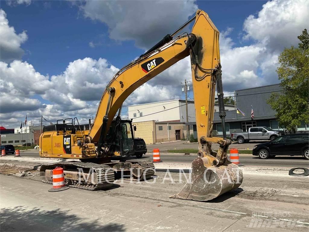 CAT 349FL + Raupenbagger